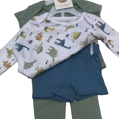 4 pc Baby Dino Jumper Set - Calla Lily Cosmetics + CL kids