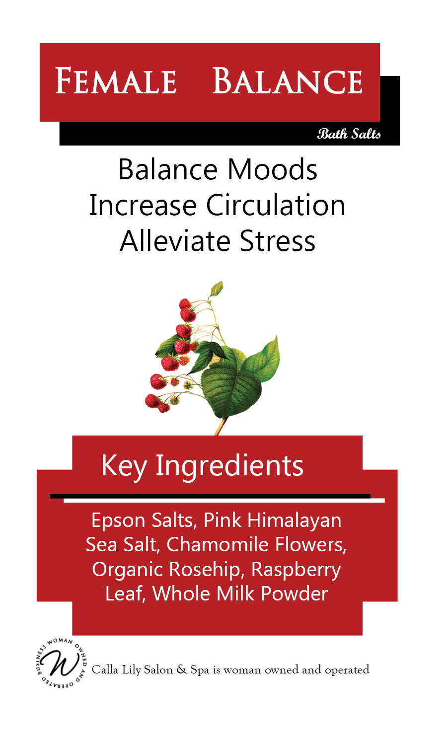 Female Balance Bath Salts