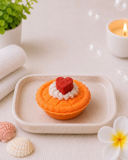 Mini Pie Bath Bomb l Fruity l Orange