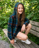 Girl's Green Plaid Flannel Jacket