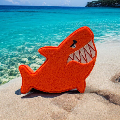 Shark Bath Bomb - Red Orange