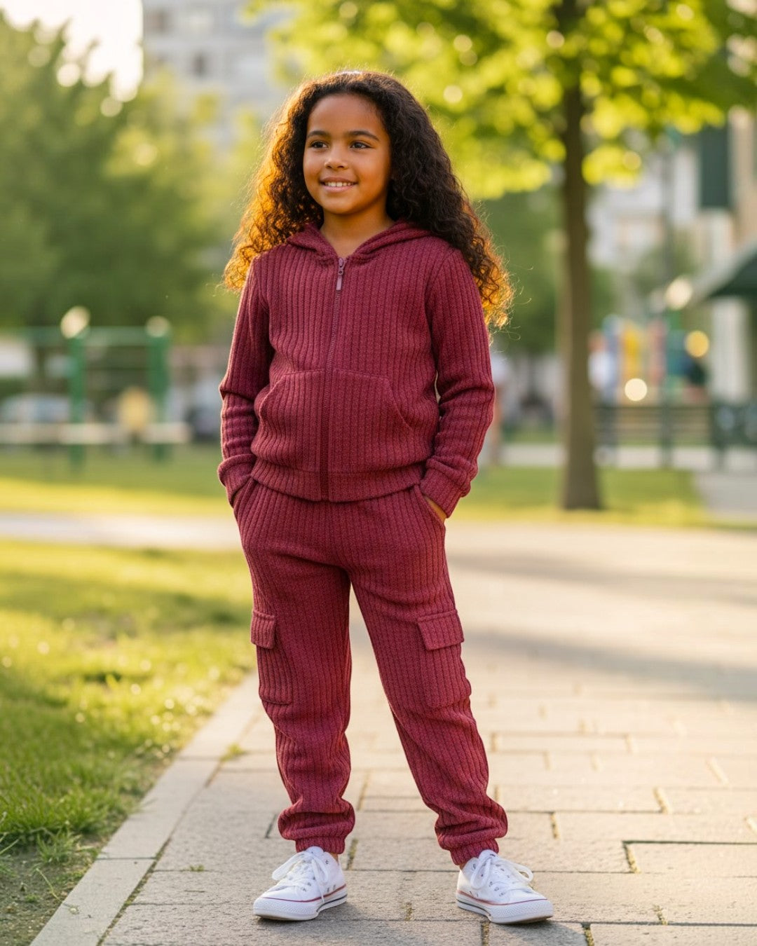 Girl's Cranberry Joggers