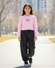 Girl's Top & Pant Set w/ Bow Rhinestone