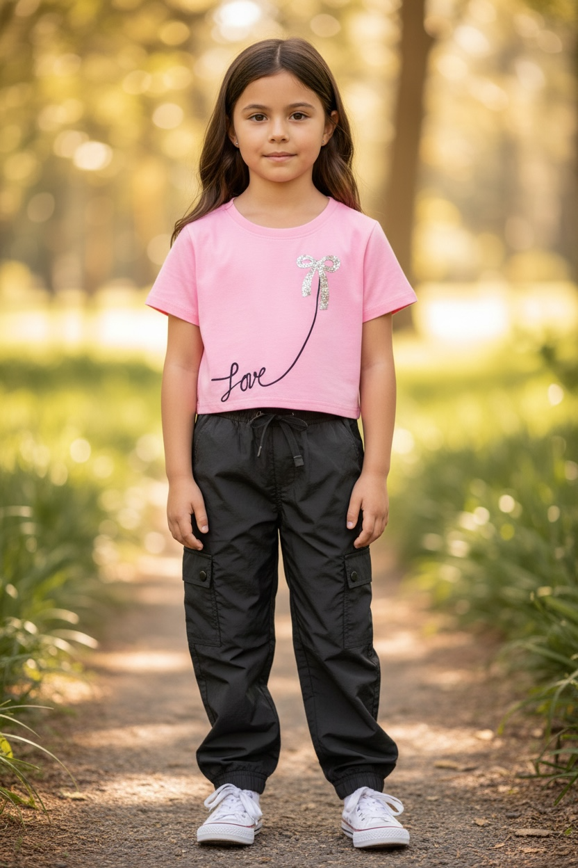 Top & Pant Set w/ Love&Bow