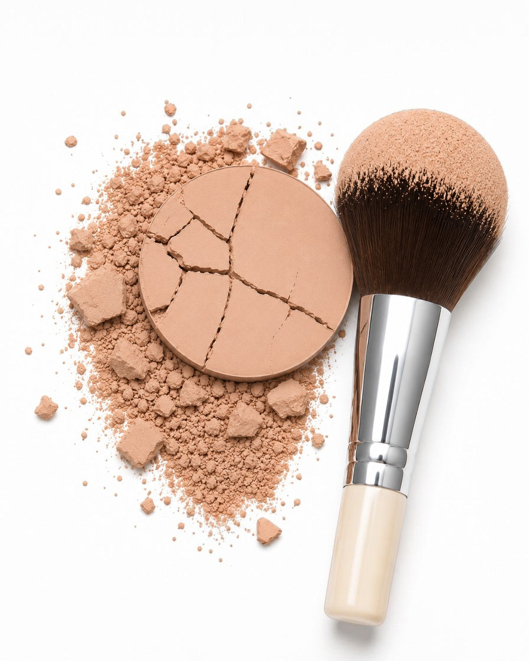 Natural Porcelain Pressed Mineral Foundation