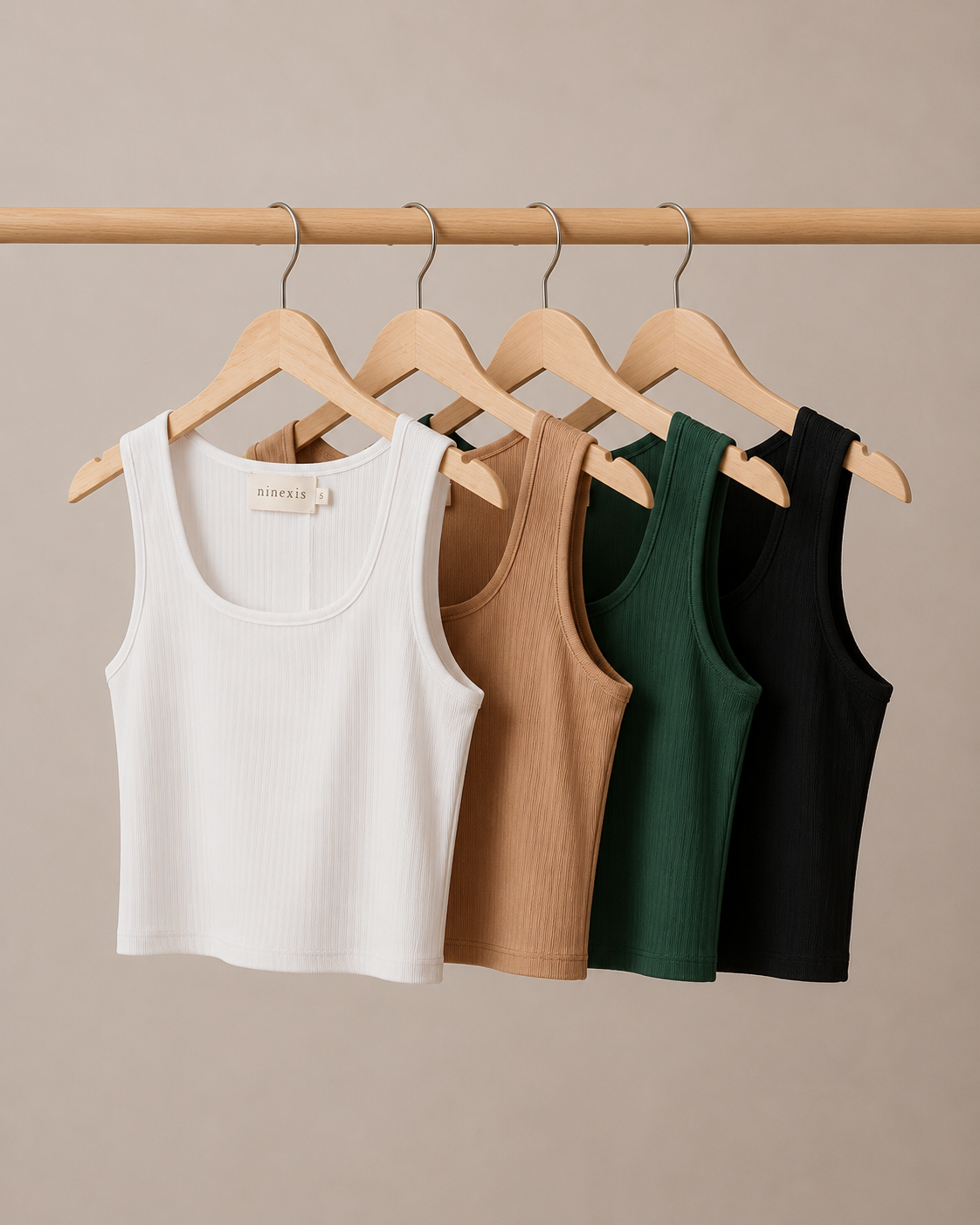 Square Neck Crop Tank