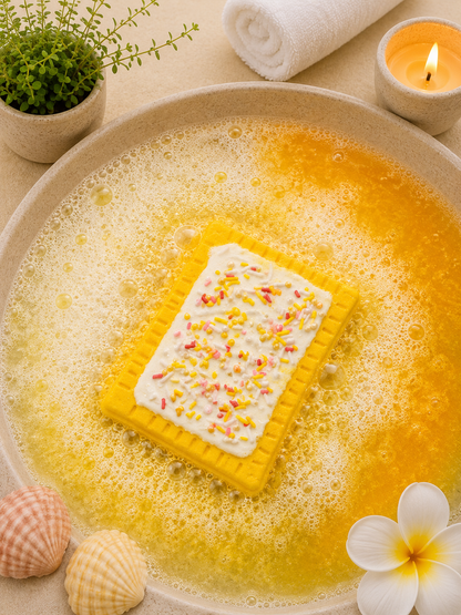 Pop Tart Bath Bomb l Pineapple l Yellow