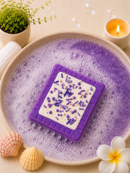 Pop Tart Bath Bomb l Grape l Purple