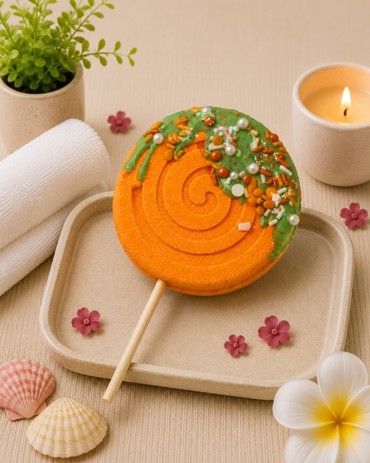 Lollipop Bath Bomb l Fruity l Orange
