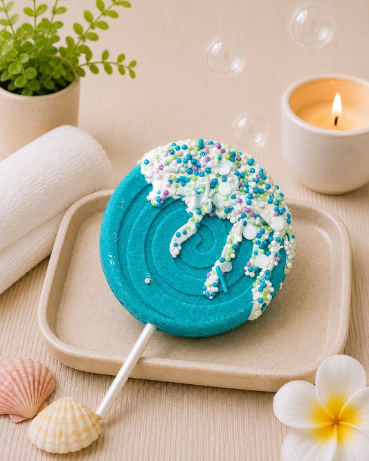 Lollipop Bath Bomb - Teal