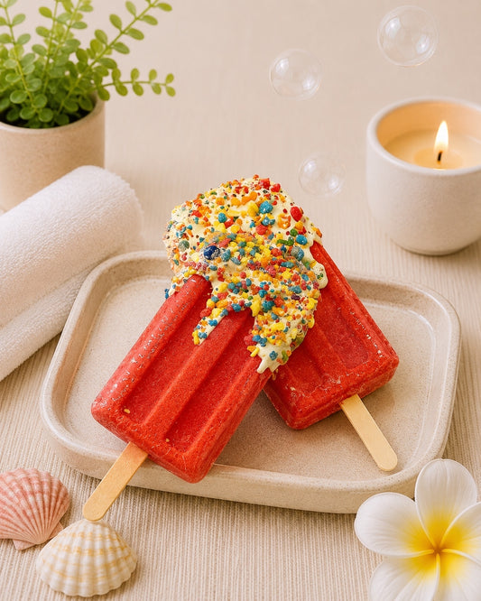 Popsicle Bath Bomb l Blood Orange l Red Orange