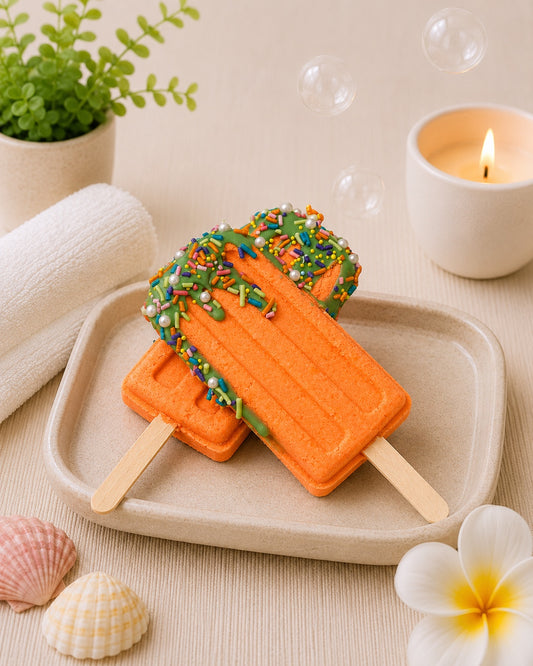 Popsicle Bath Bomb l Fruity l Orange
