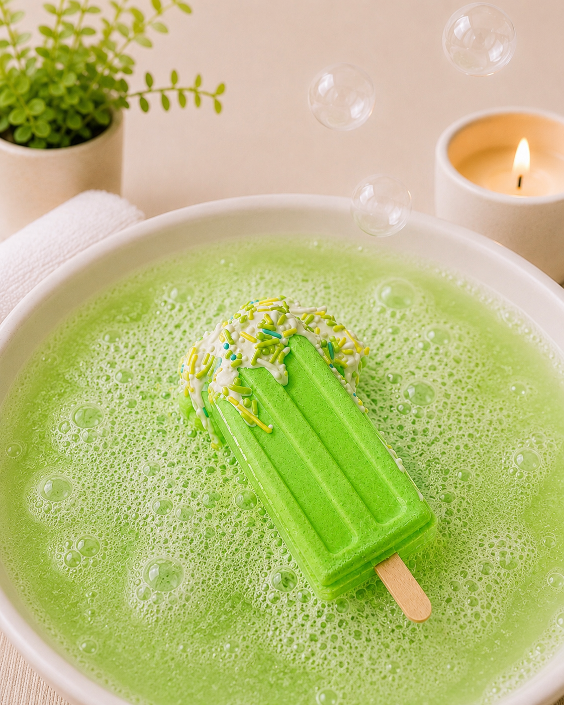 Popsicle Bath Bomb l Citrus l Green