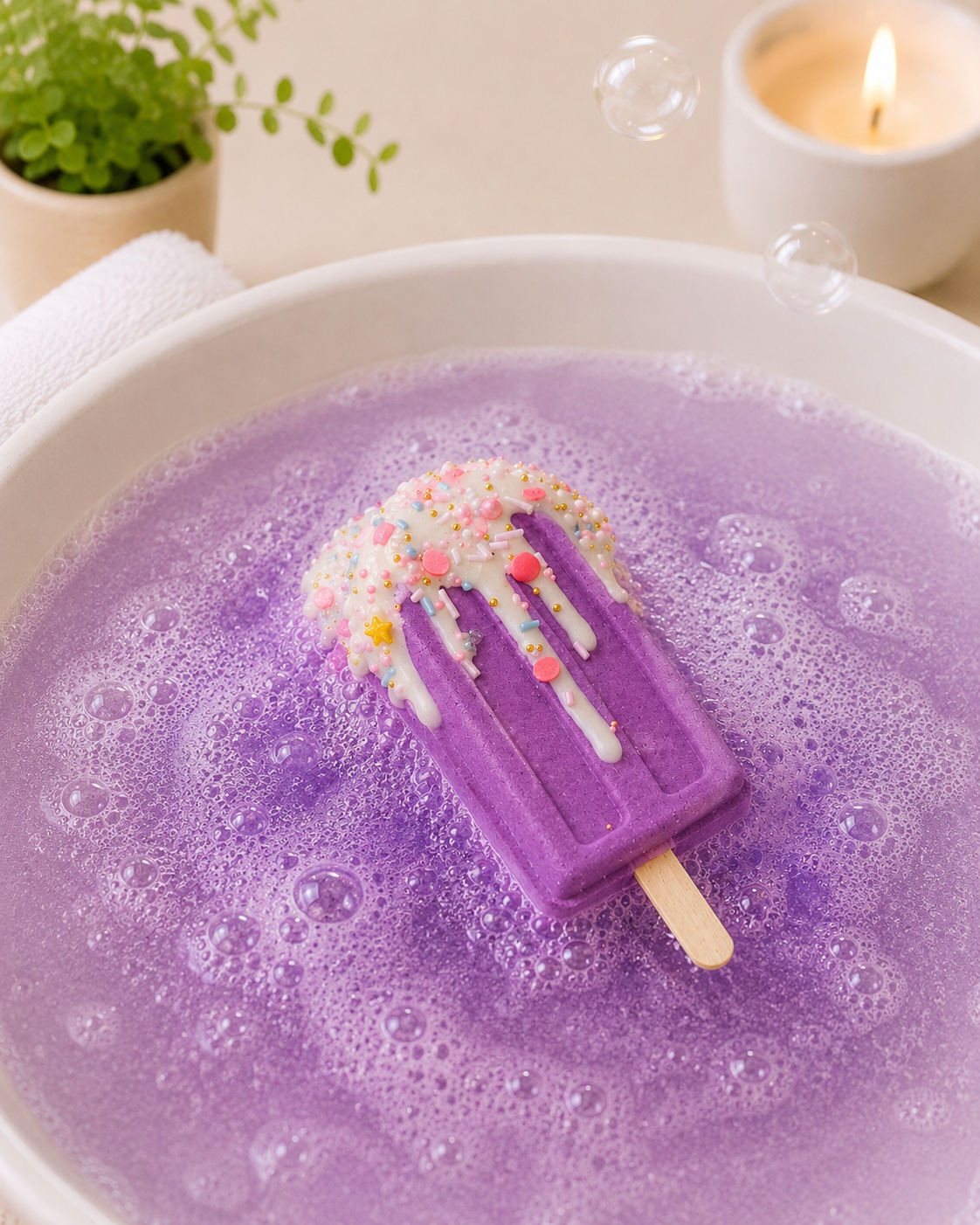 Popsicle Bath Bomb l Grape l Purple