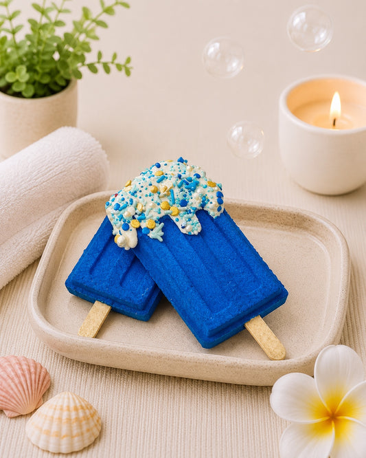 Popsicle Bath Bomb l Blueberry l Blue