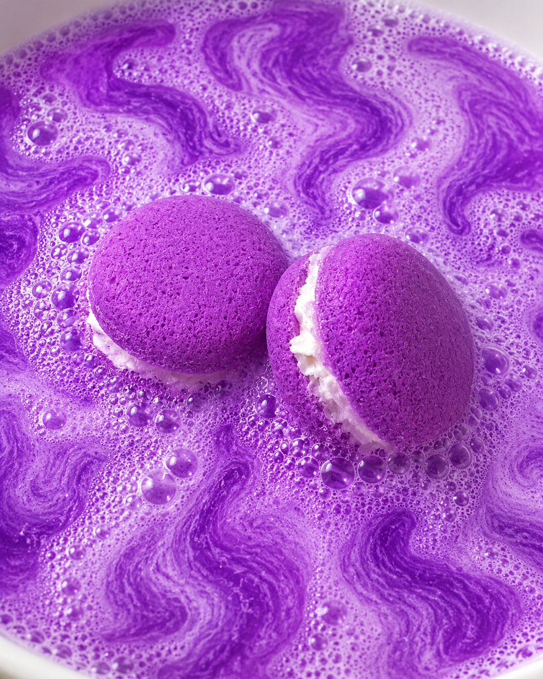 Unicorn Yawns Bath Bomb Cookies l Grape l Purple