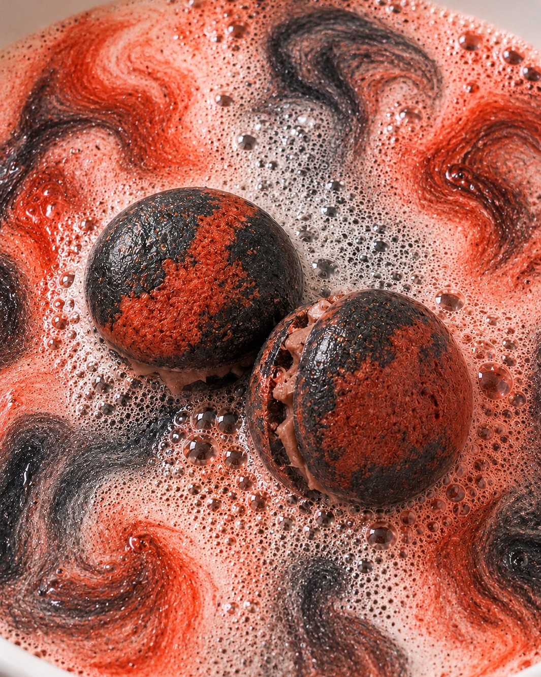 Dragons Blood Bath Bomb Cookies l Red Black