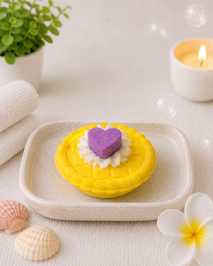 Mini Pie Bath Bomb - Yellow
