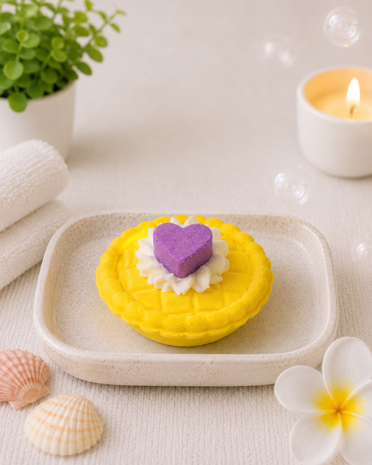 Mini Pie Bath Bomb - Yellow