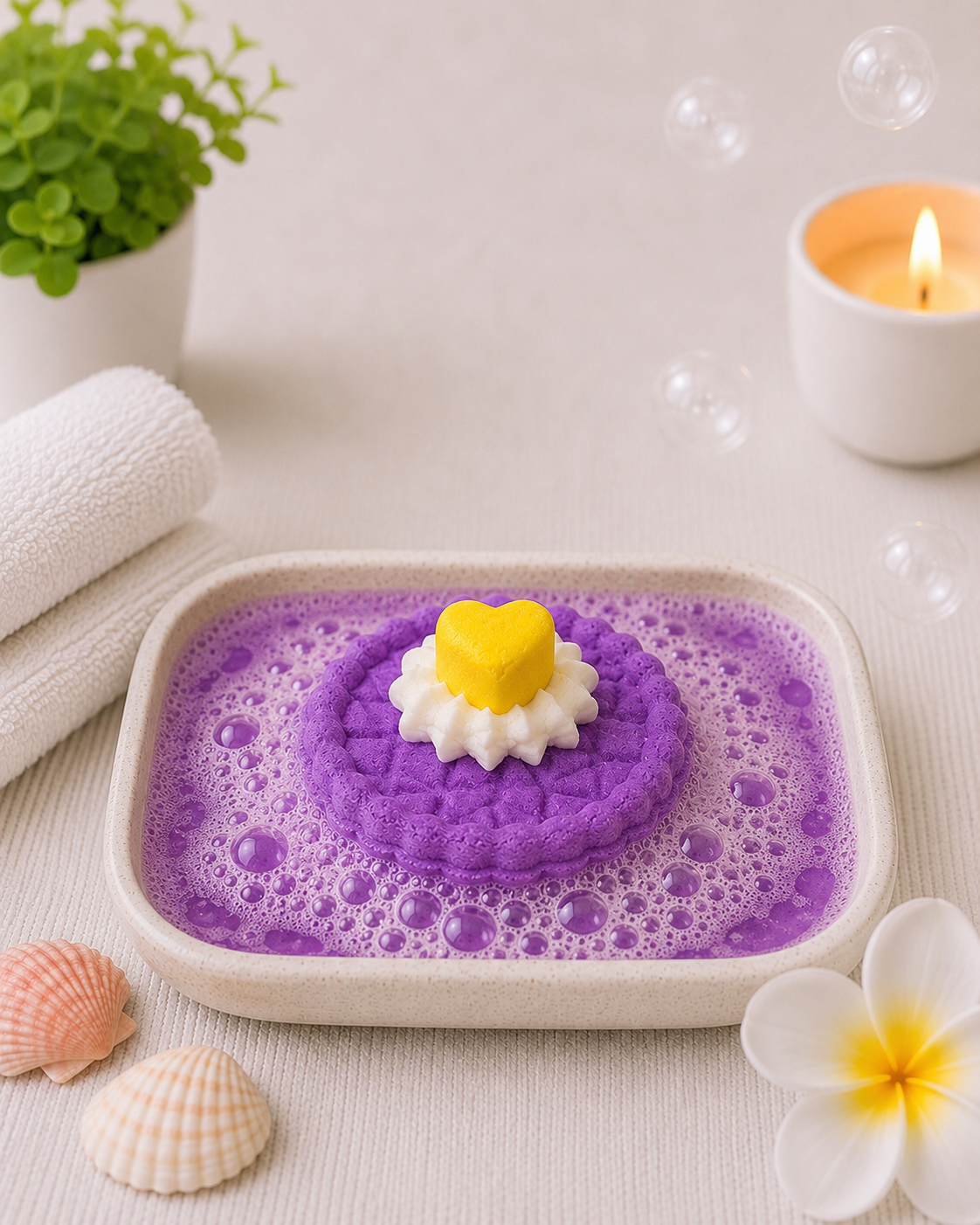 Mini Pie Bath Bomb l Grape l Purple