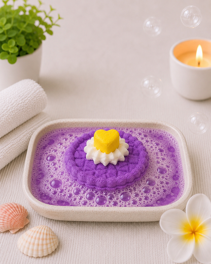 Mini Pie Bath Bomb l Grape l Purple