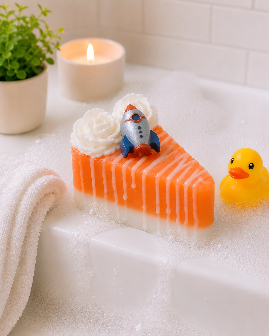 Monkey Farts Cake Slice Soap