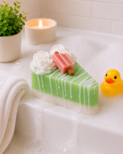Sassy Citrus Cake Slice Soap