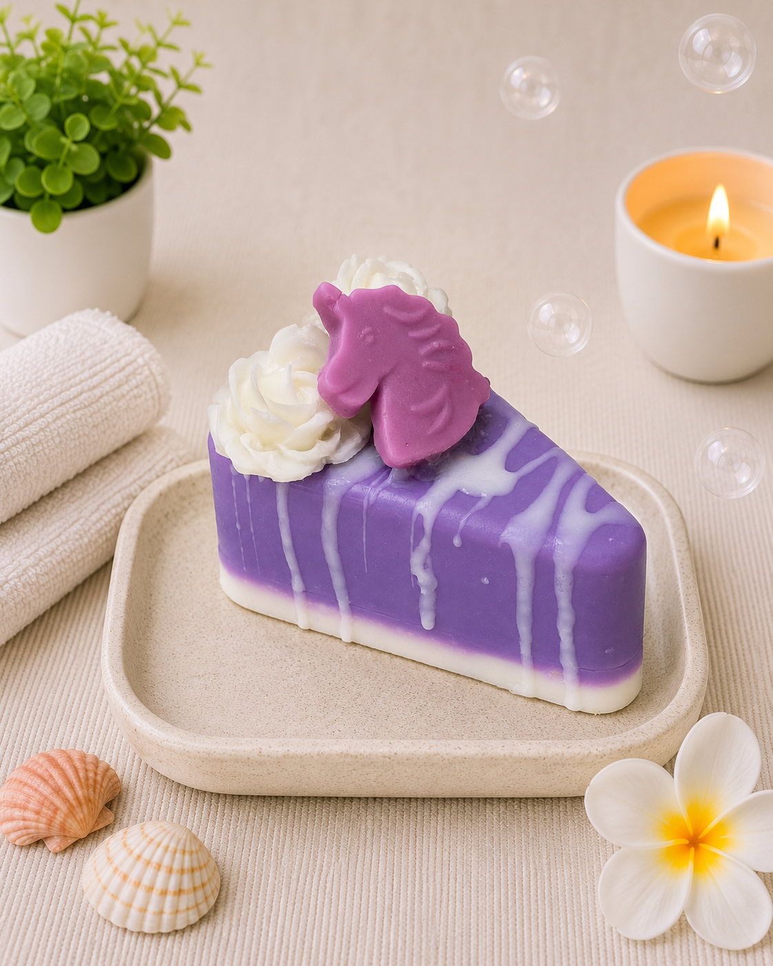 Grape Soda Cake Slice Soap