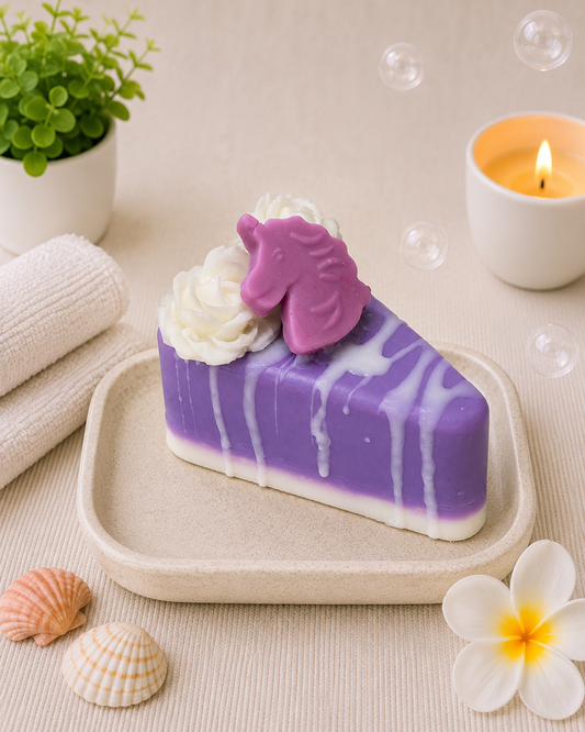 Grape Soda Cake Slice Soap