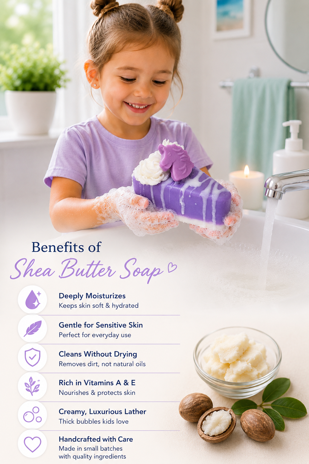 Grape Soda Cake Slice Soap