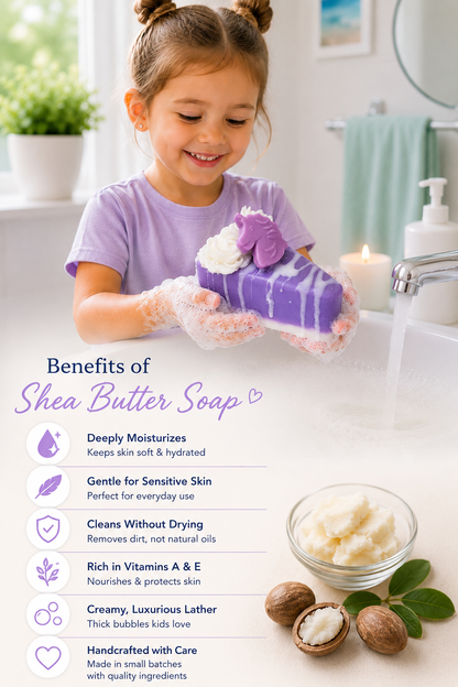 Grape Soda Cake Slice Soap