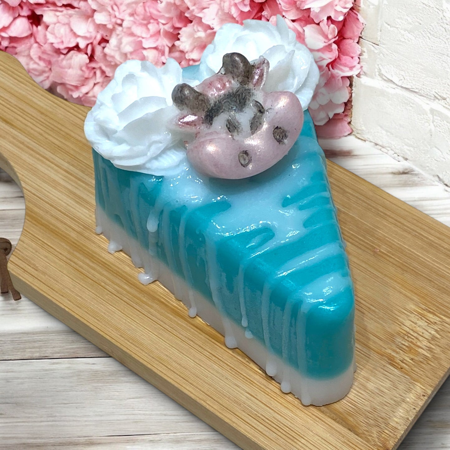 Floral Cake Slice Soap