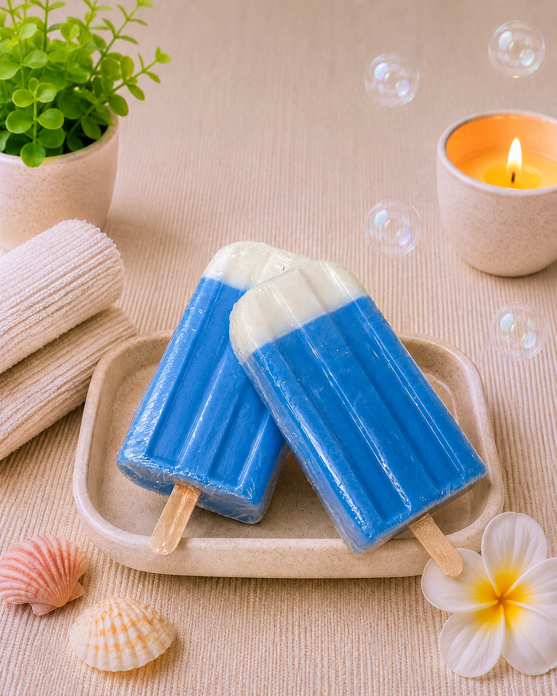 Popsicle Soap l Blueberry l Blue