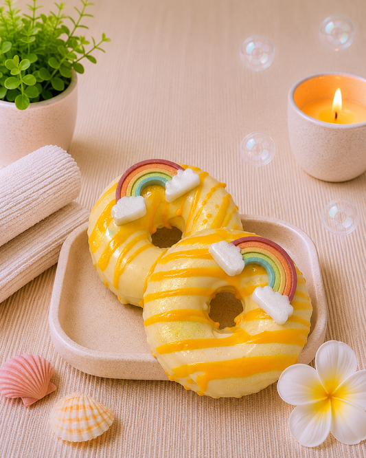 3" Donut Soap l Pineapple l Yellow