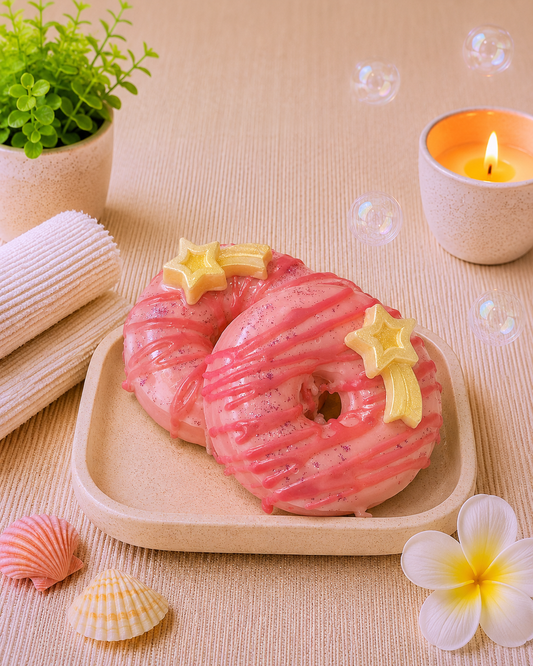 3" Donut Soap l Strawberry l Pink