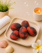 Speckled Egg Bath Bomb l Dragons Blood l Red & Black