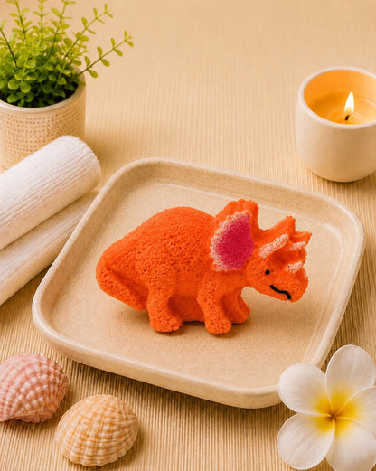 3 oz Triceratops Bath Bomb l Fruity l Orange
