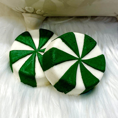 Peppermint Candy Bath Bomb - Green