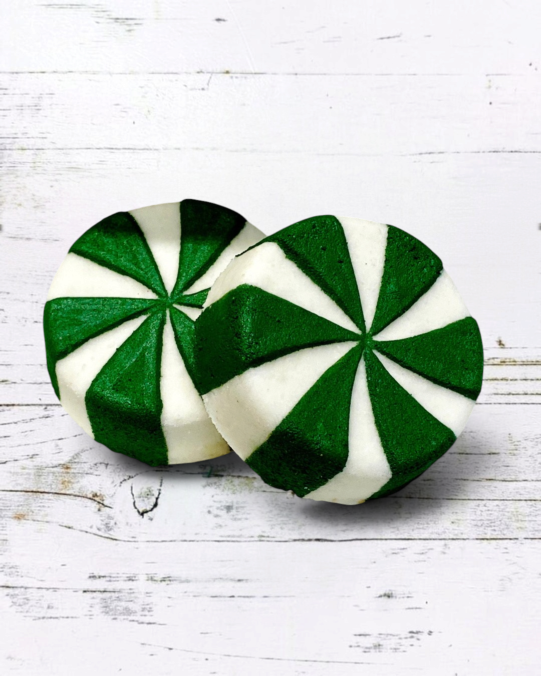 Peppermint Candy Bath Bomb - Green - Calla Lily Cosmetics + CL kids