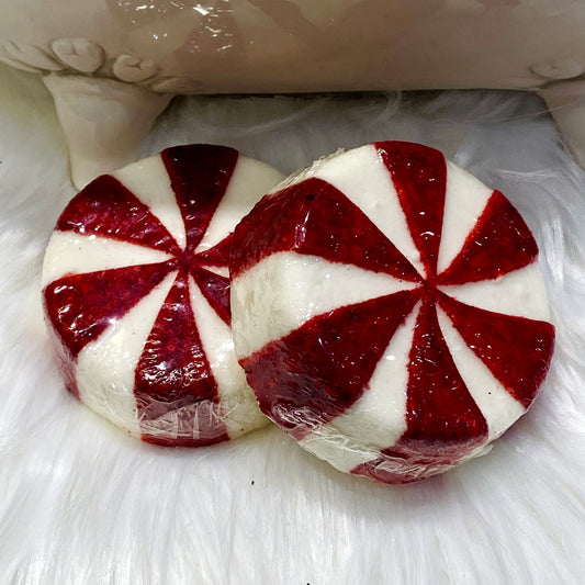 Peppermint Candy Bath Bomb - Red 1