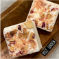 Square Goat Milk Bath Bomb - Rose Garden