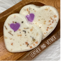 Heart Goat Milk Bath Bomb- Leather and Vetiver