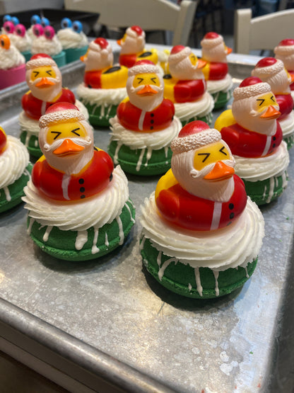 Santa Duckie Donut Bath Bomb