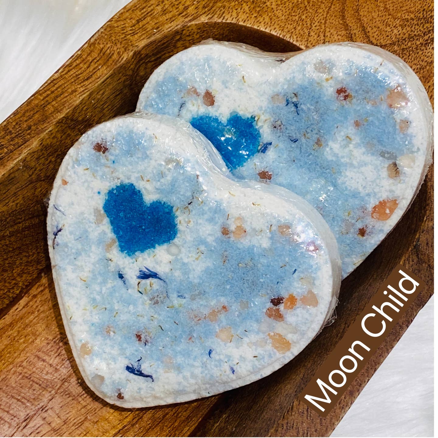 Heart Goat Milk Bath Bomb- Moon Child