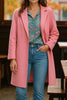 Juliette Pink  Mid-Length Coat