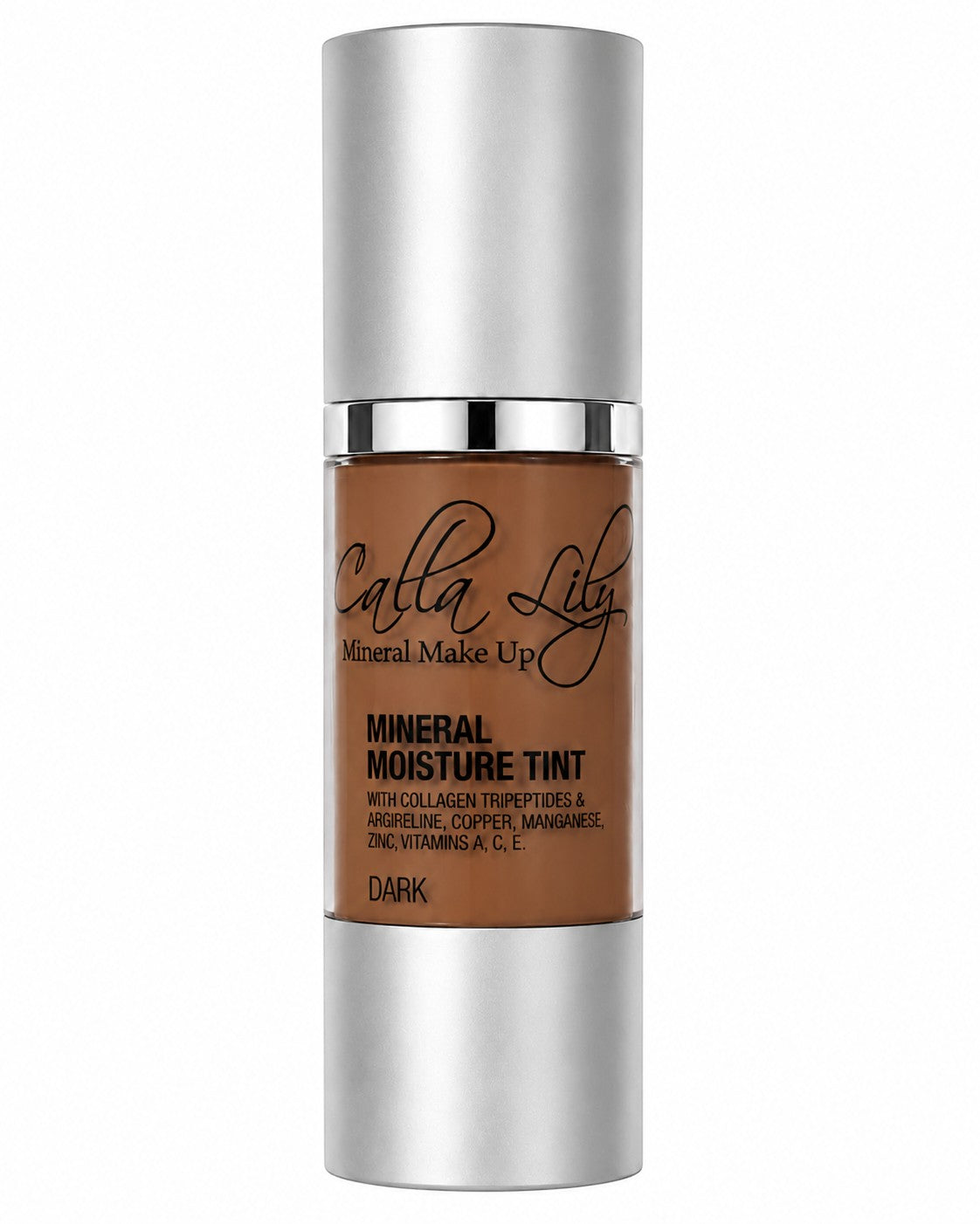 Cala Lily mineral moisture tint bottle on a white background