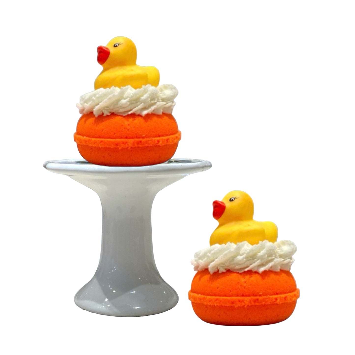 Bubbly Donut Bath Bomb - Orange - Calla Lily Cosmetics + CL kids