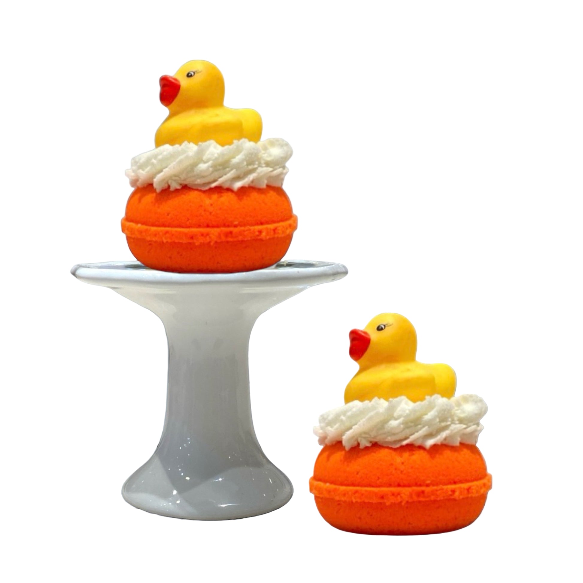 Bubbly Donut Bath Bomb - Orange - Calla Lily Cosmetics + CL kids