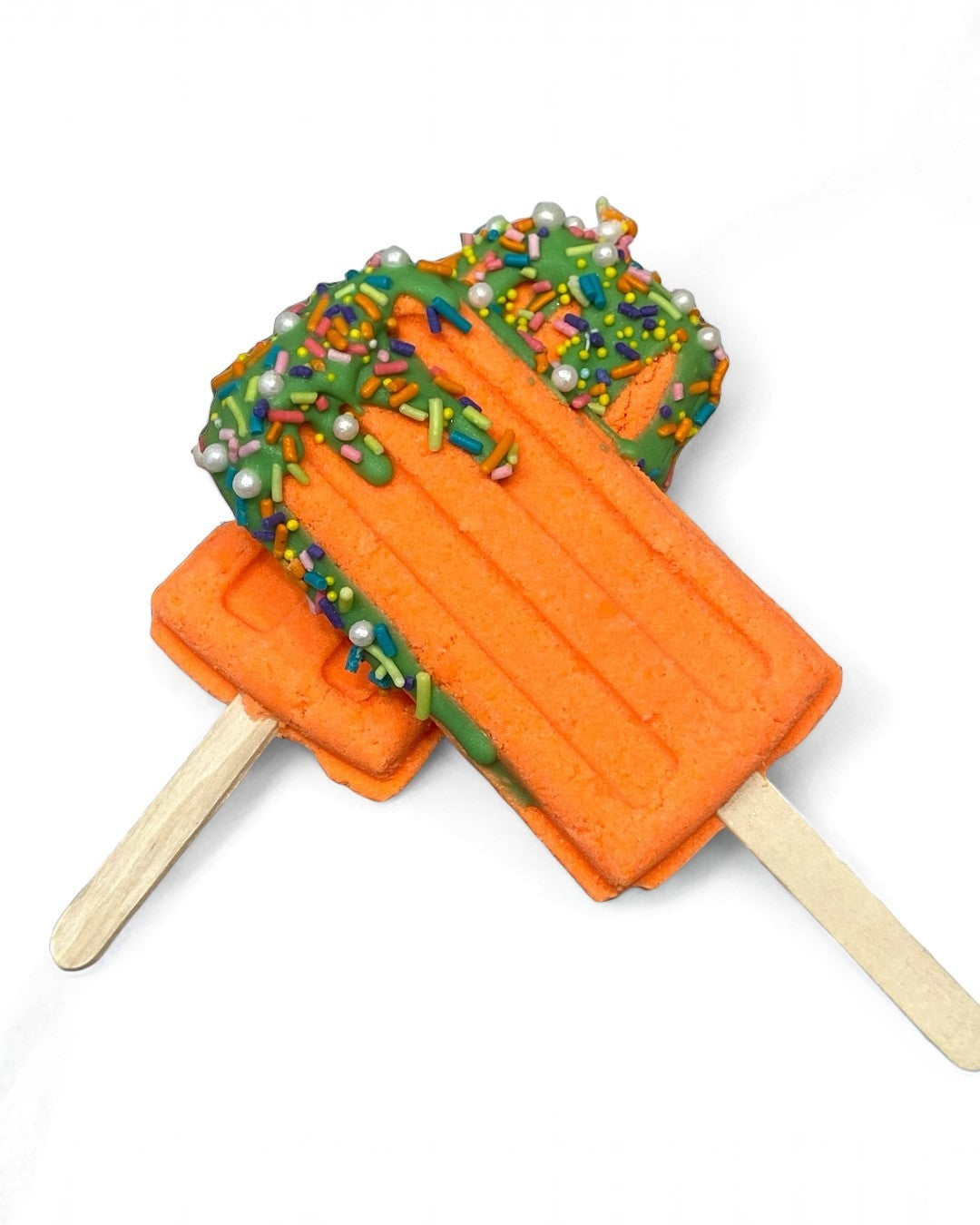 Orange popsicle bath bomb - calla lily cosmetics + CL kids