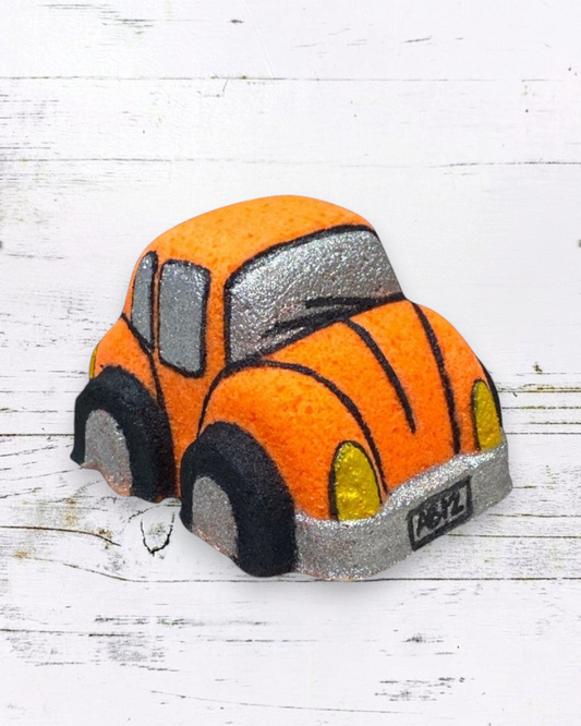 Volkswagen Bug Car Bath Bomb - Orange - Calla Lily Cosmetics + CL kids